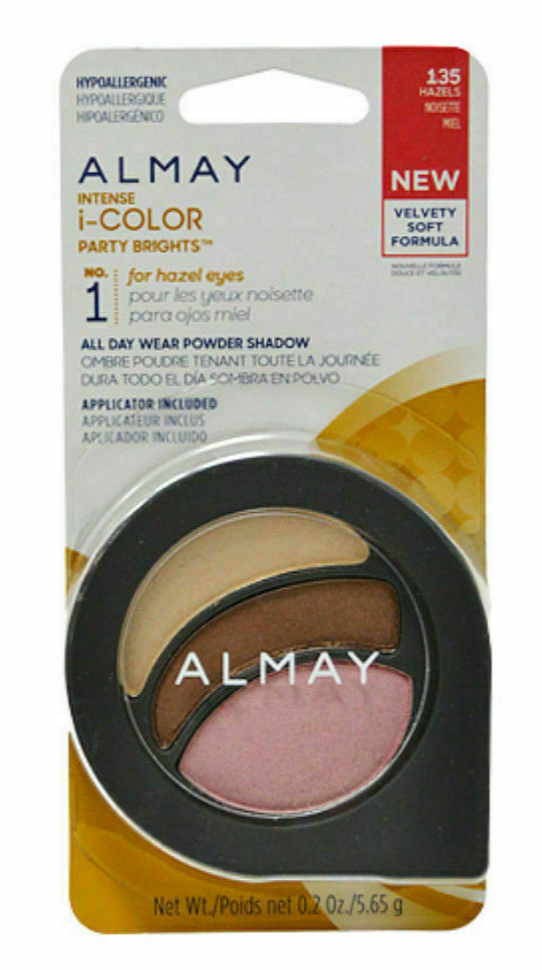 ALMAY Intense I-Color Powder Shadow, Evening Smoky, 135 Hazels - ADDROS.COM
